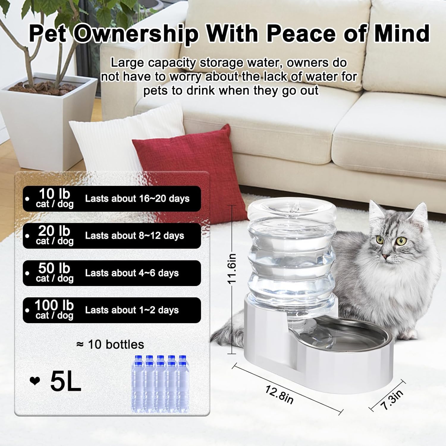 RIZZARI stainless steel bowl that is rust resistant and easy to clean