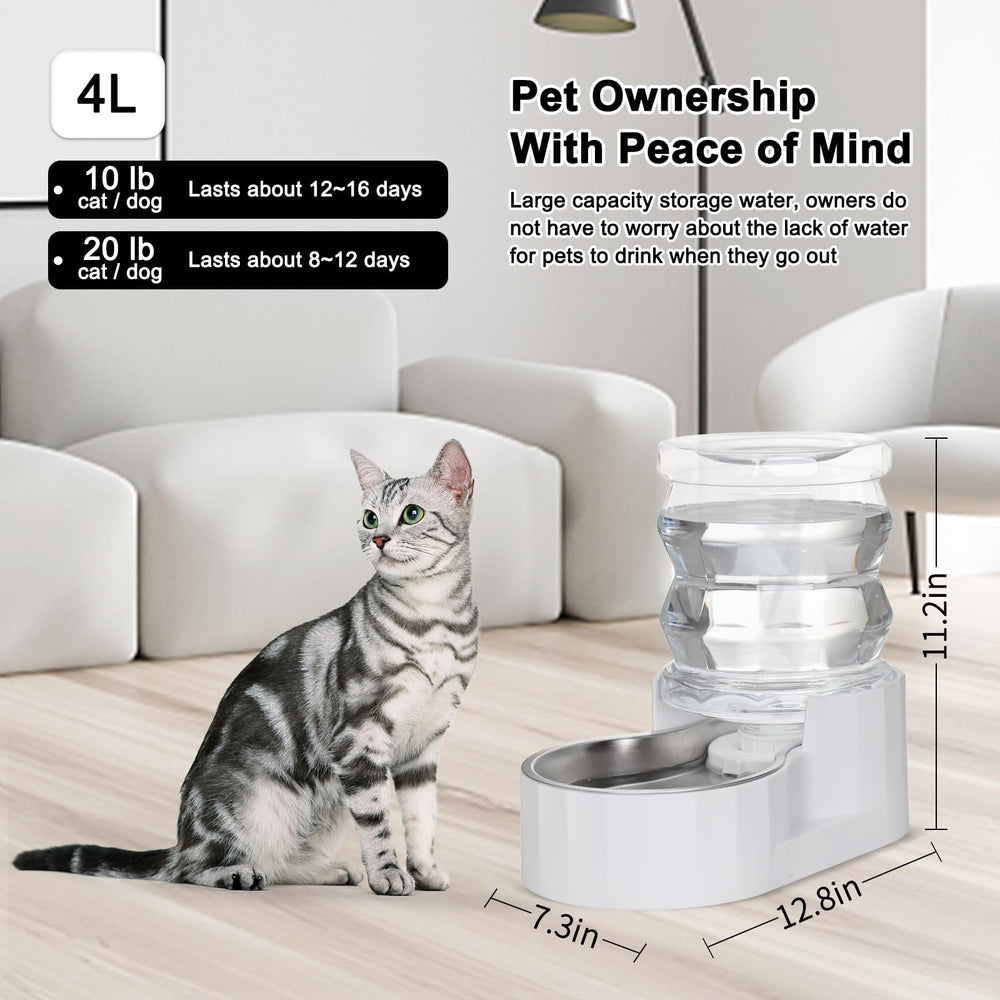 RIZZARI stainless steel bowl offers durable, easy-clean feeding for cats and dogs.