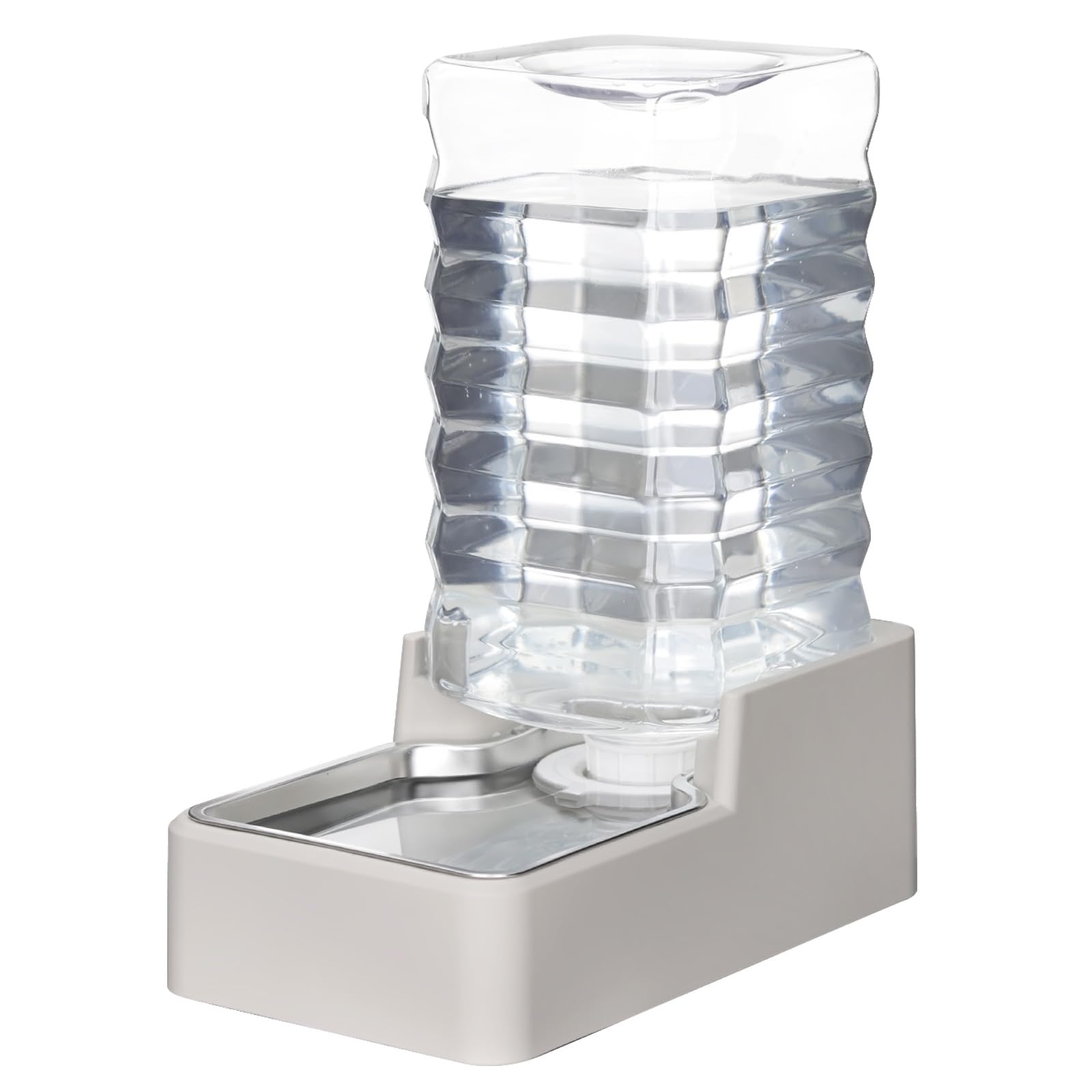 RIZZARI stainless-steel water feeder front view with large hydration reservoir