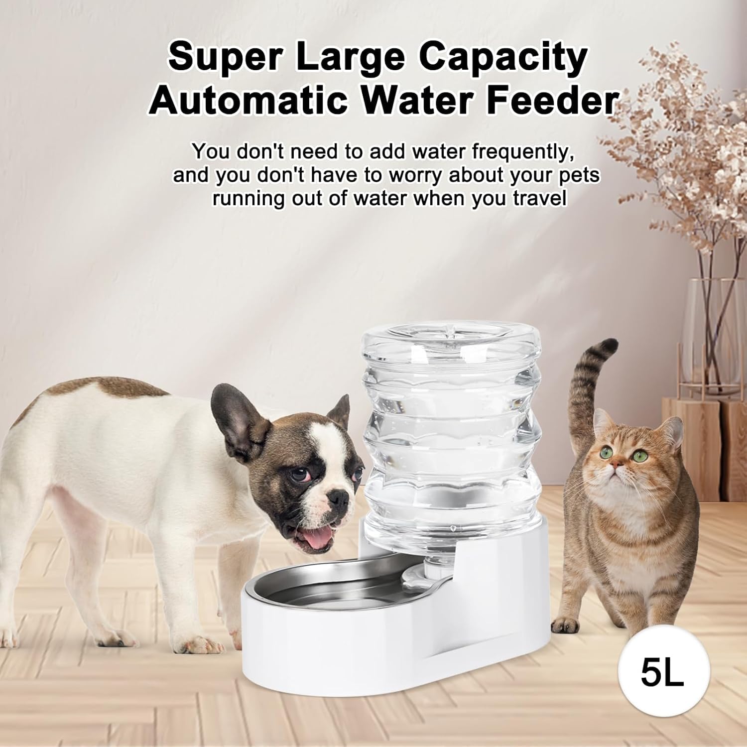RIZZARI wide mouth refill for quick topping up water