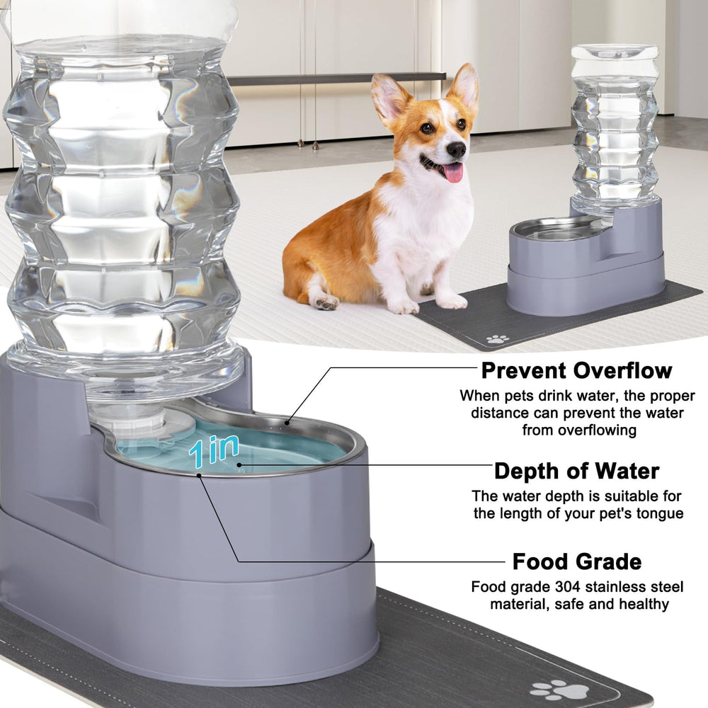 RIZZARI wide-mouth tank allows easy refills and quick cleaning
