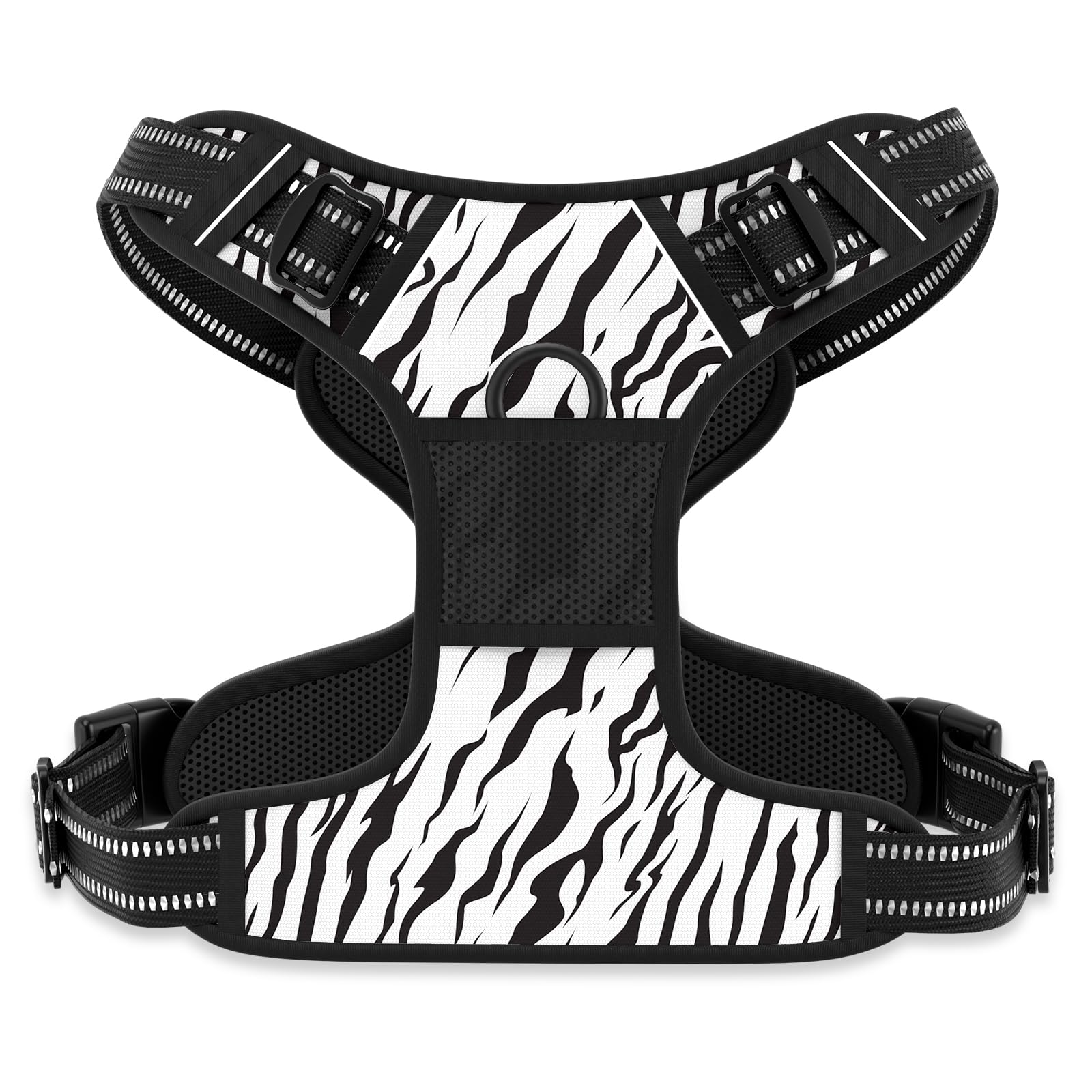 Rnivvi arnés zebra estampado frontal para control cómodo durante paseos