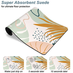 Rnivvi absorbent suede top soaks up spills quickly