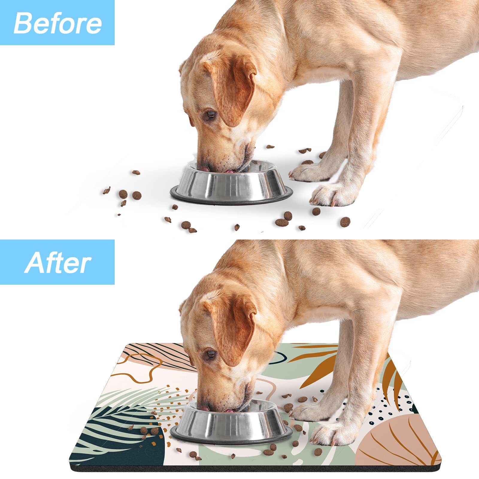 Rnivvi easy-clean dog mat ready for machine or hand washing