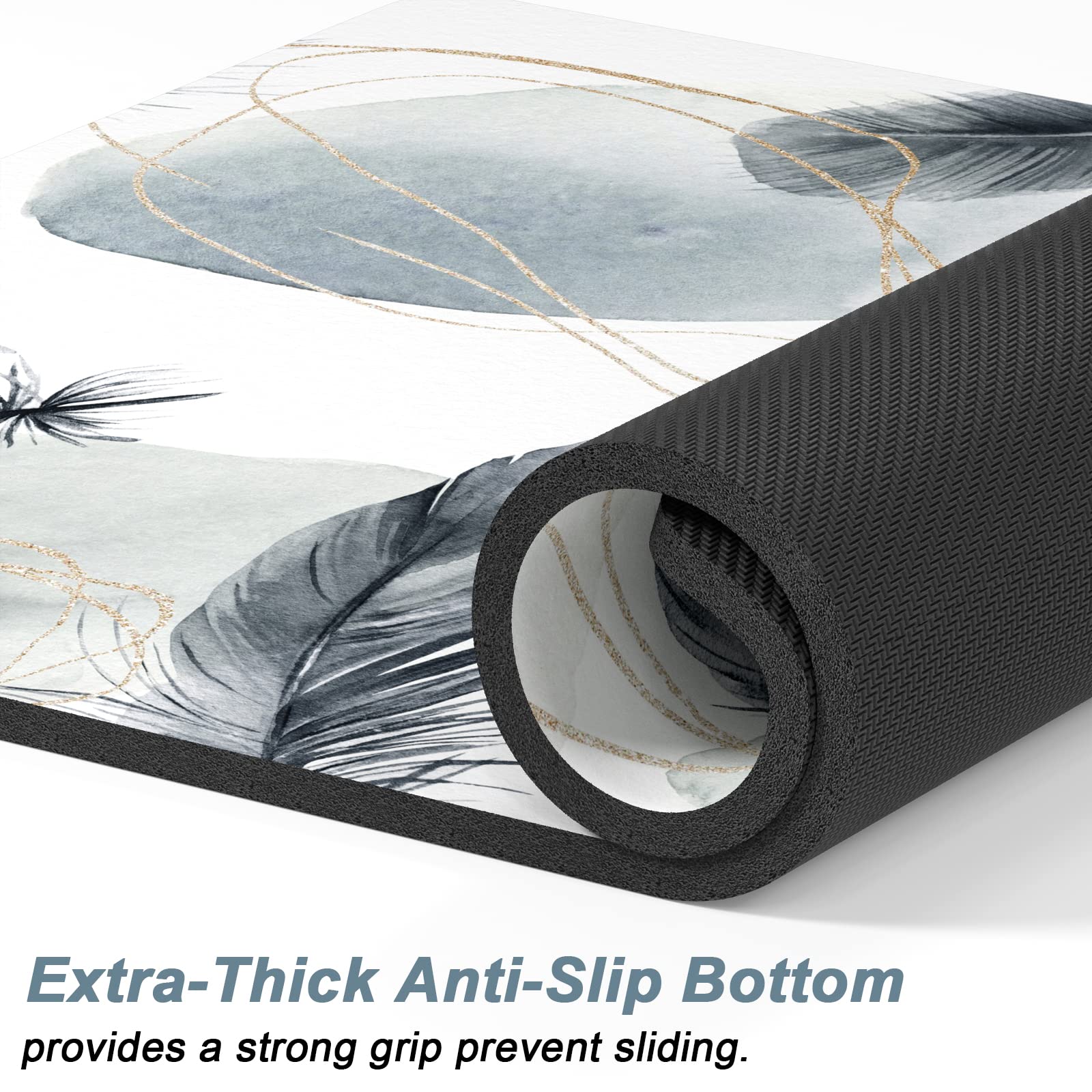 Rnivvi 16x24 mat is easy to clean and quick-drying.