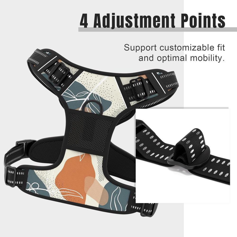 Rnivvi Leaves harness back clip supports relaxed walking with secure control.