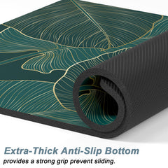 Rnivvi dog mat machine-washable material simplifies cleanup after meals.