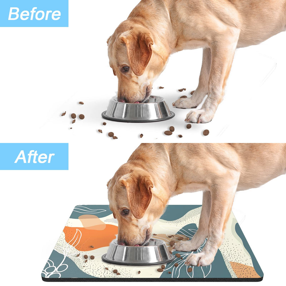 Rnivvi easy-clean dog mat designed for fast post-meal cleanup and long-lasting use.