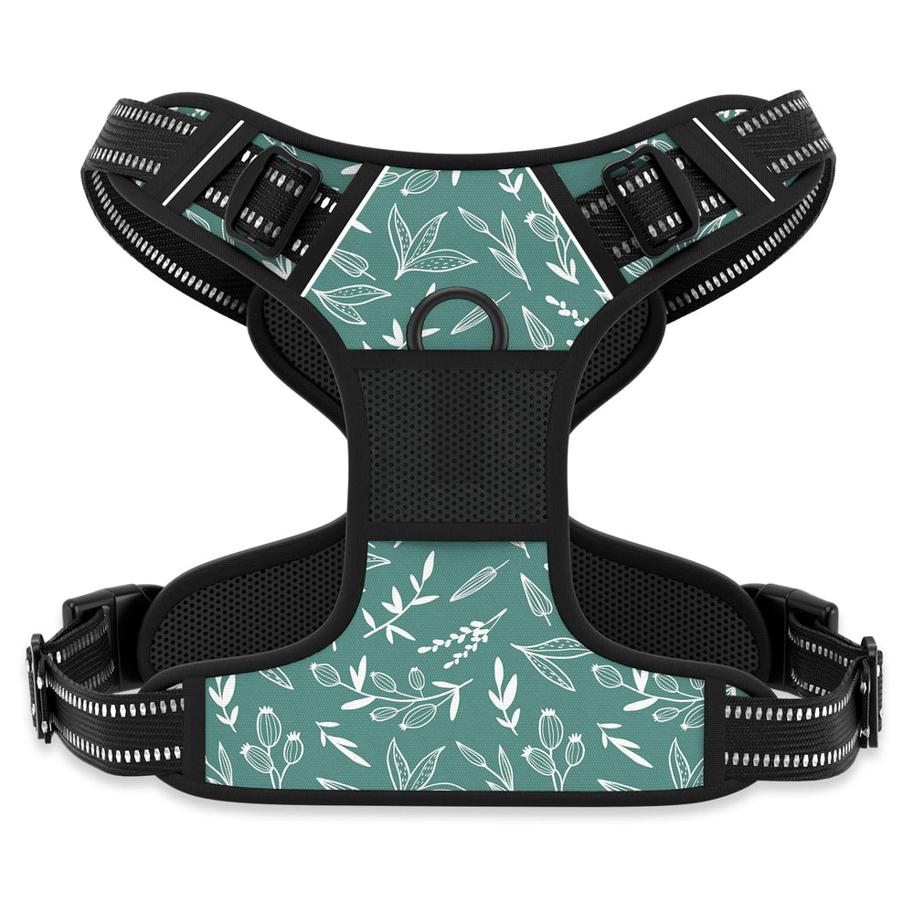 Rnivvi no-pull-dog-harness front clip for easier control during walks.