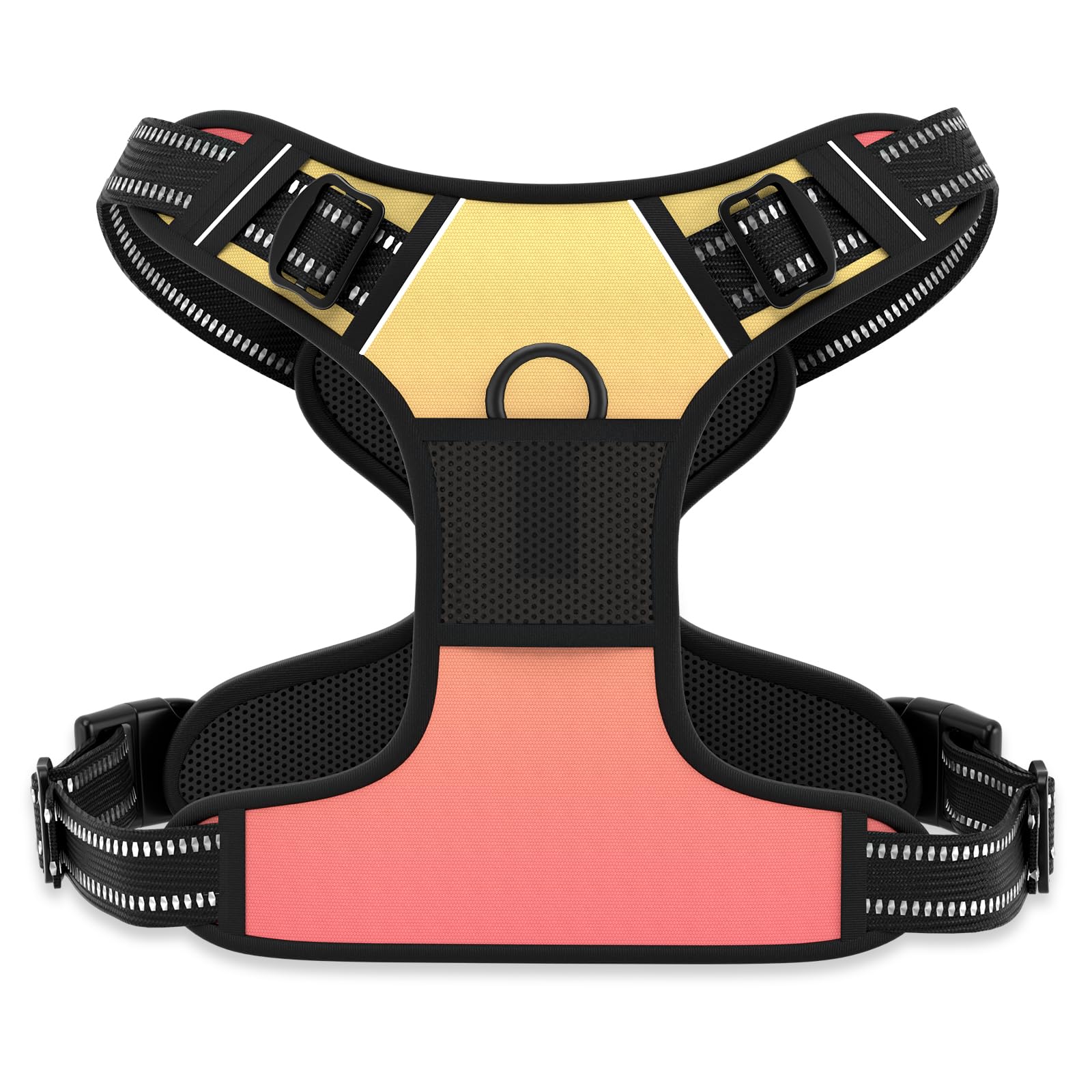 Rnivvi no pull harness abstract gradient front clip aids gentle control on walks