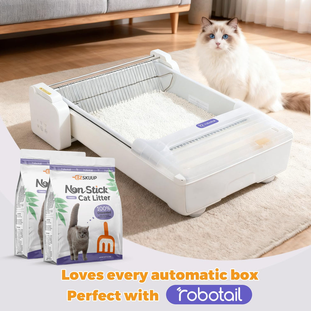 Robotail Premium Cat Litter cassava-litter mix-enhancement blending with other litters