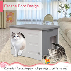 Rockever interior features a warm cat bed mat for cozy naps.