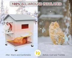 Rockever escape-door design enabling safe exits for feral or curious cats