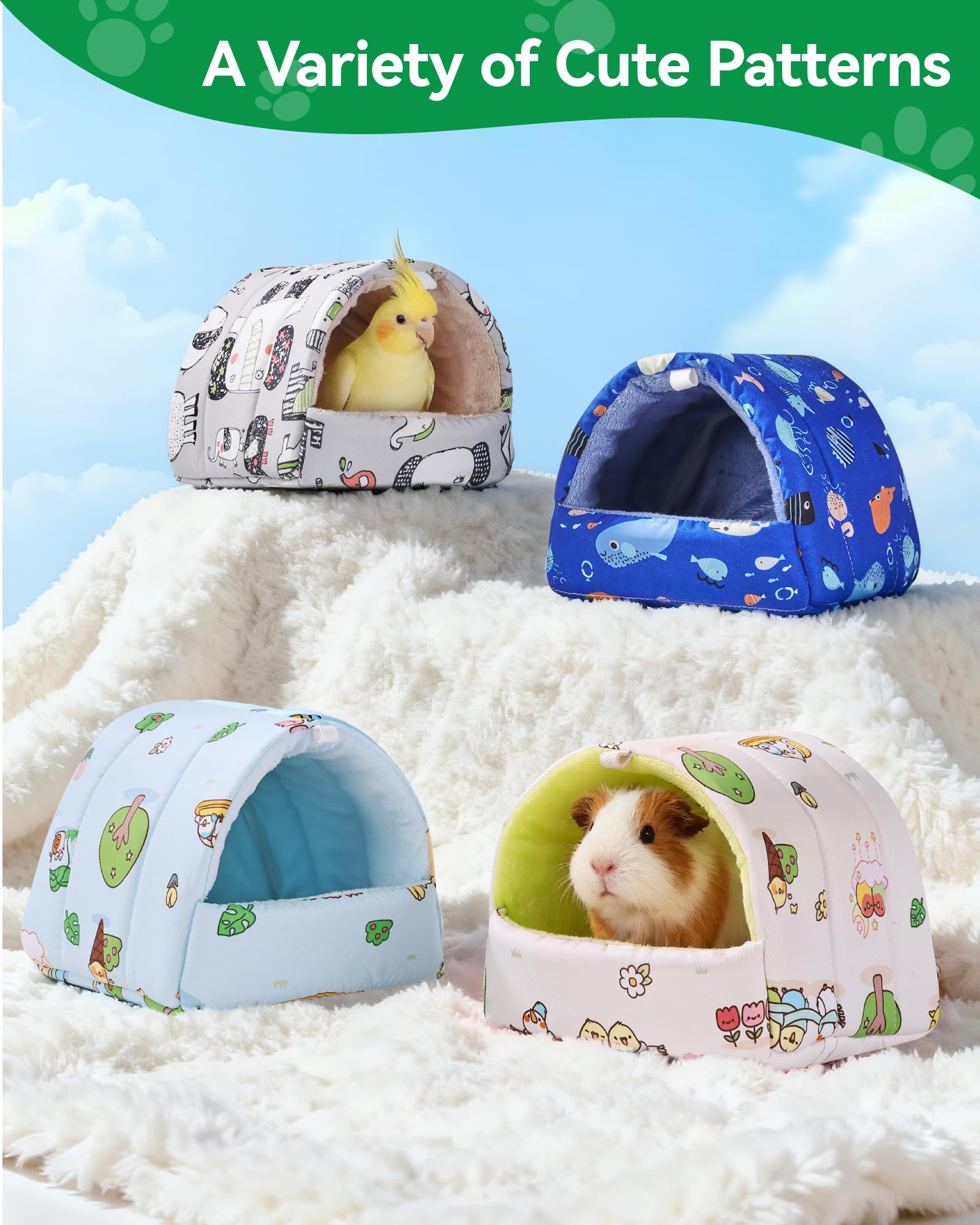 Rodizoo Guinea Pig Hideout size 9-4x9 inches fits small pets.