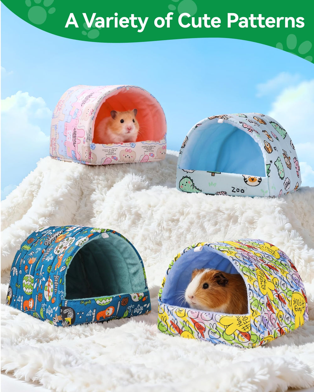 Rodizoo non-slip base detail ensures stable placement inside a cage