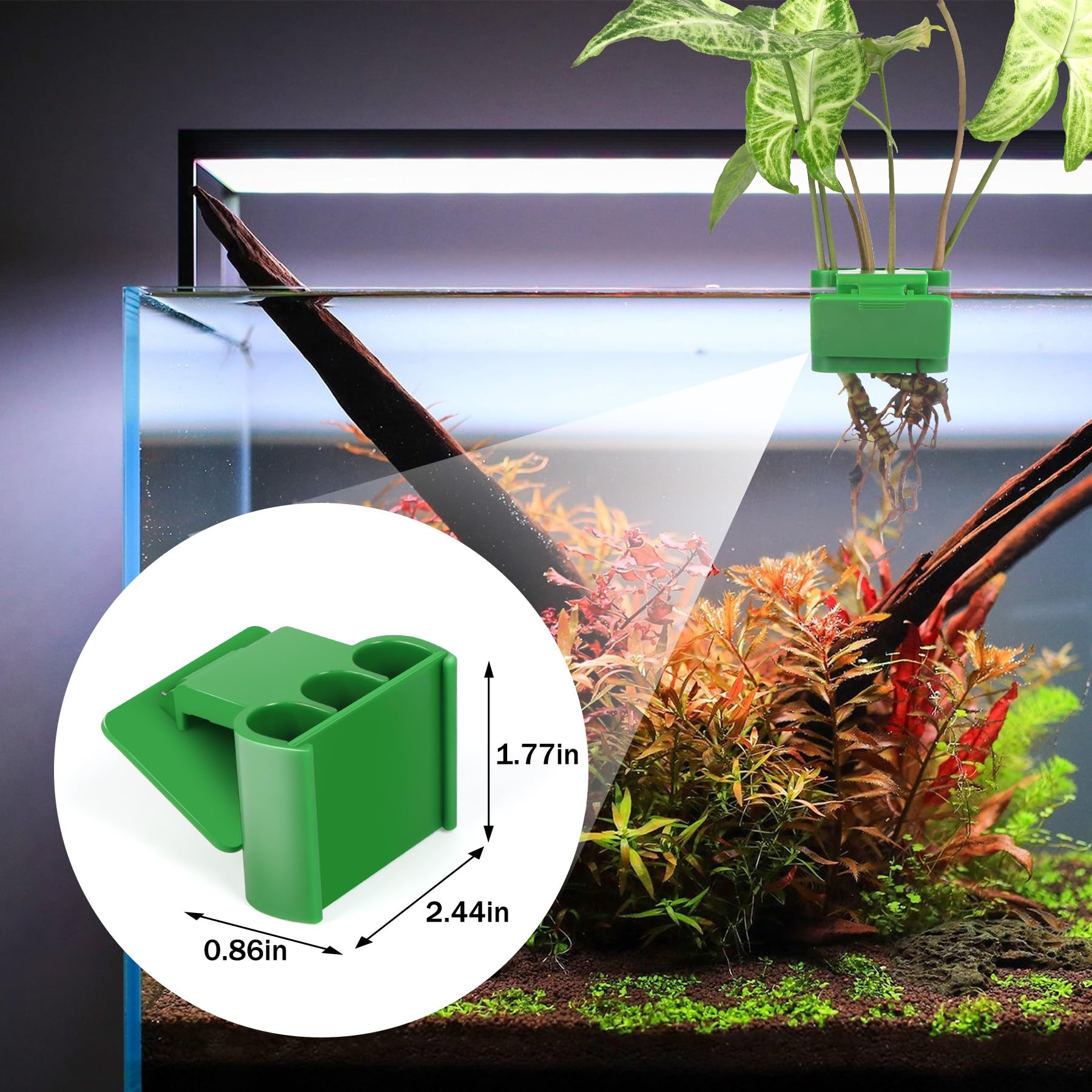 Roetelo safe non-toxic ABS construction promotes safe fish and plant growth