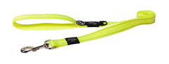 Rogz Lumberjack Lead in yellow side view for large dogs, high visibility on walks.