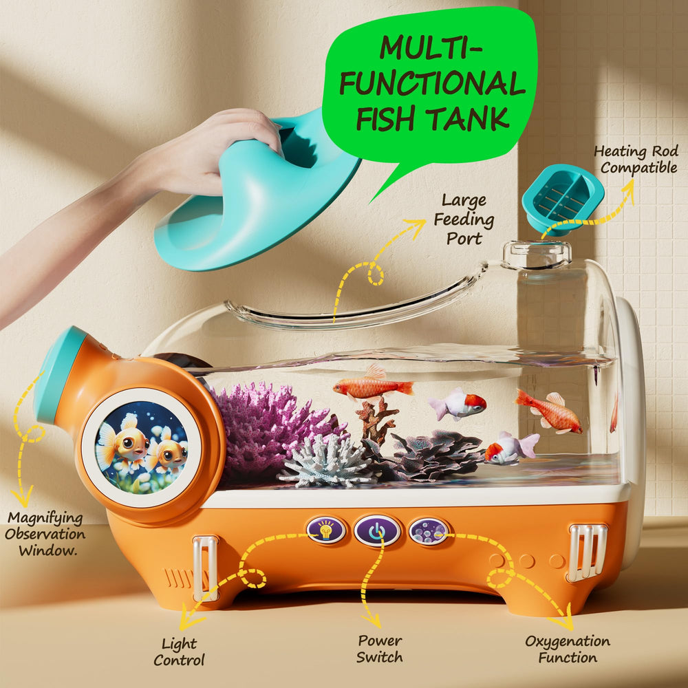 ROHSCE air pump image shows quiet operation for peaceful nights and focused study.