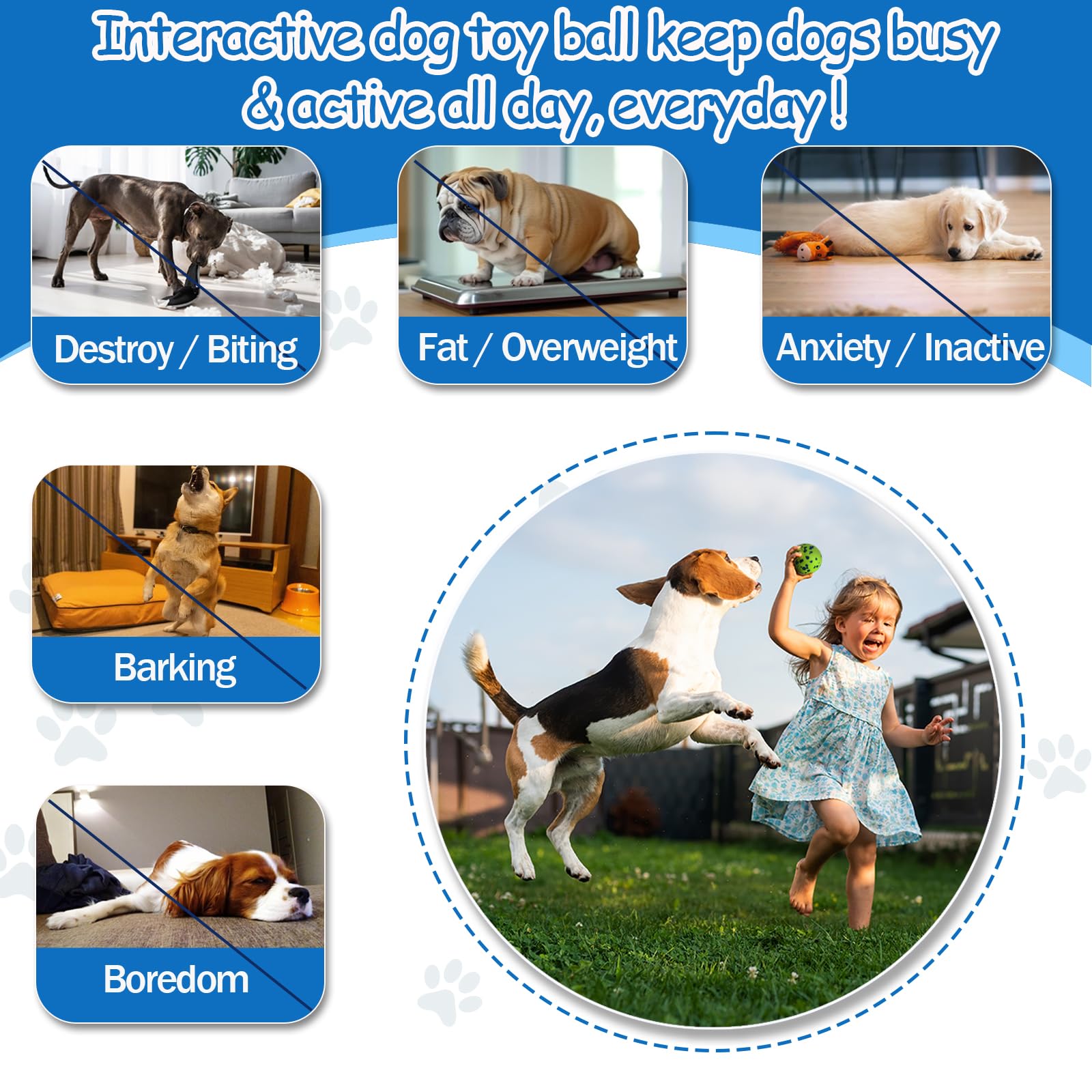 Rohyu E-TPU durable dog balls built for aggressive chewers and long lasting play