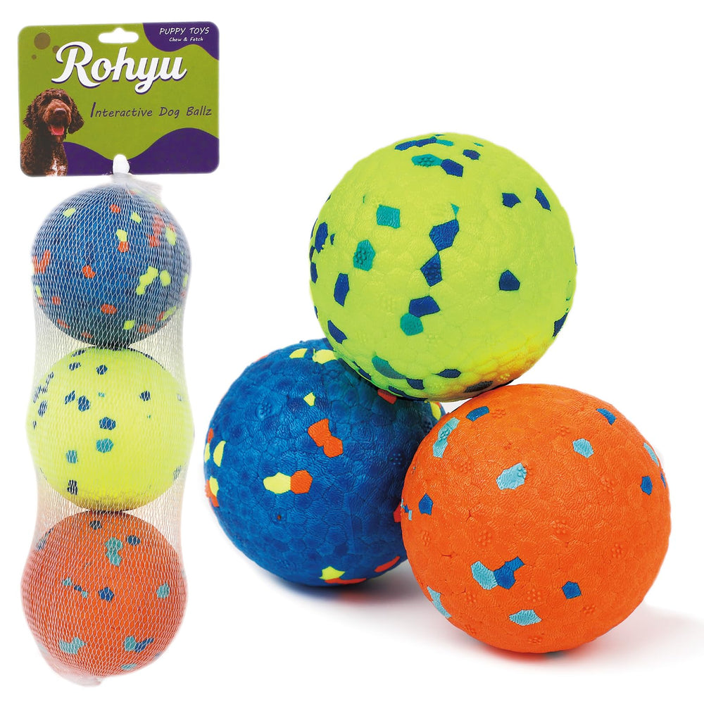 Rohyu puppy birthday gift ready durable ball sparks safe active celebration