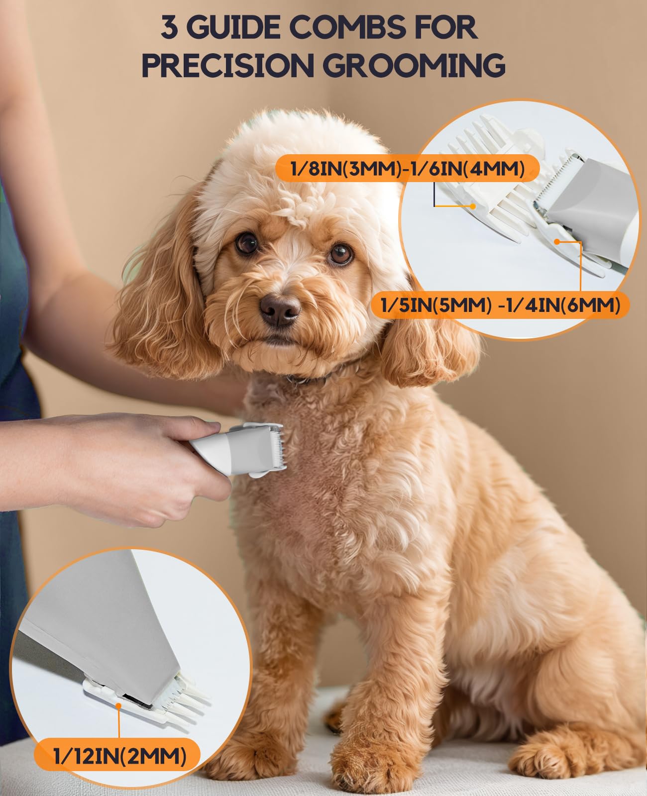 Roiffcly cordless unit with USB charging for flexible grooming
