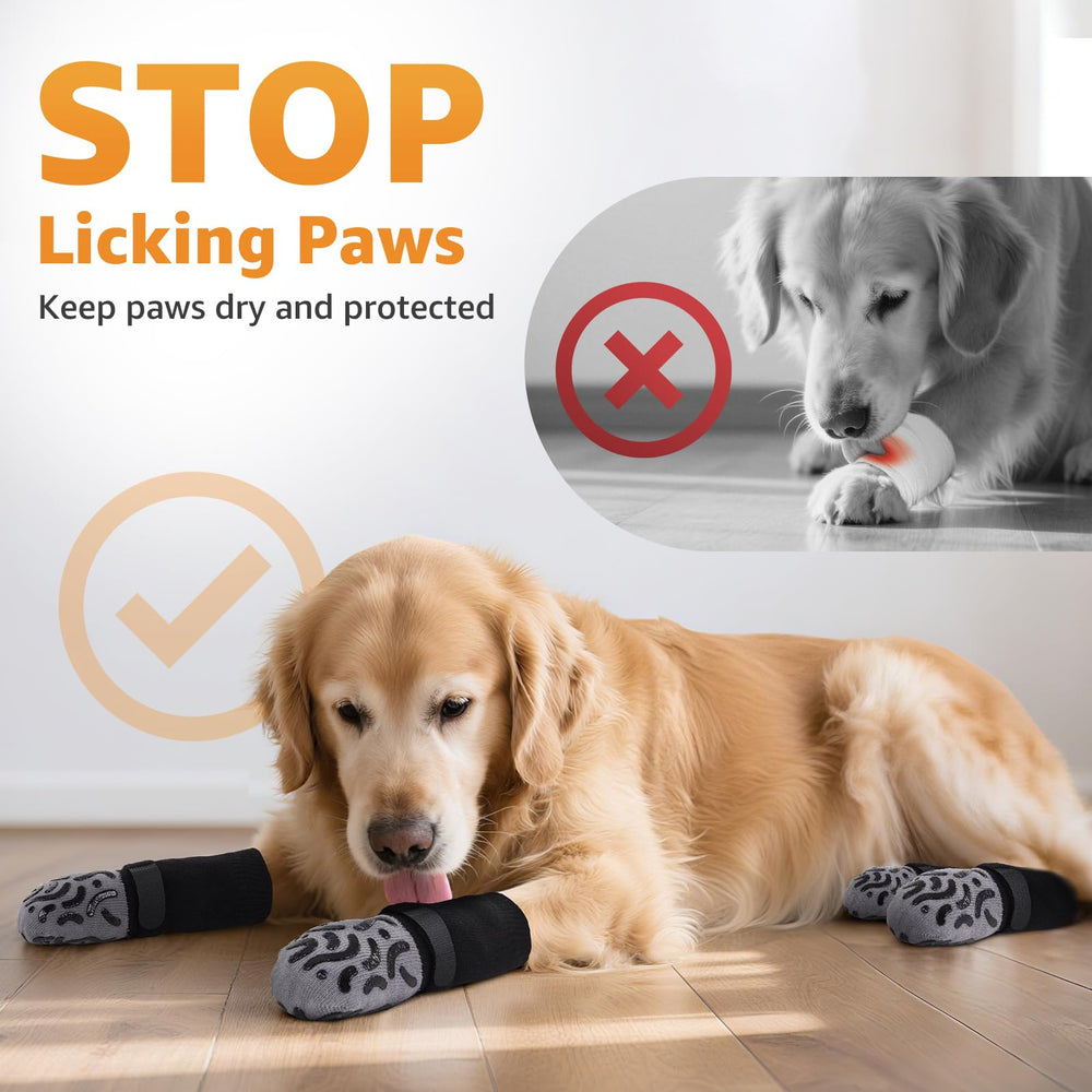 Roilpet senior-comfort socks support mobility and paw coverage.