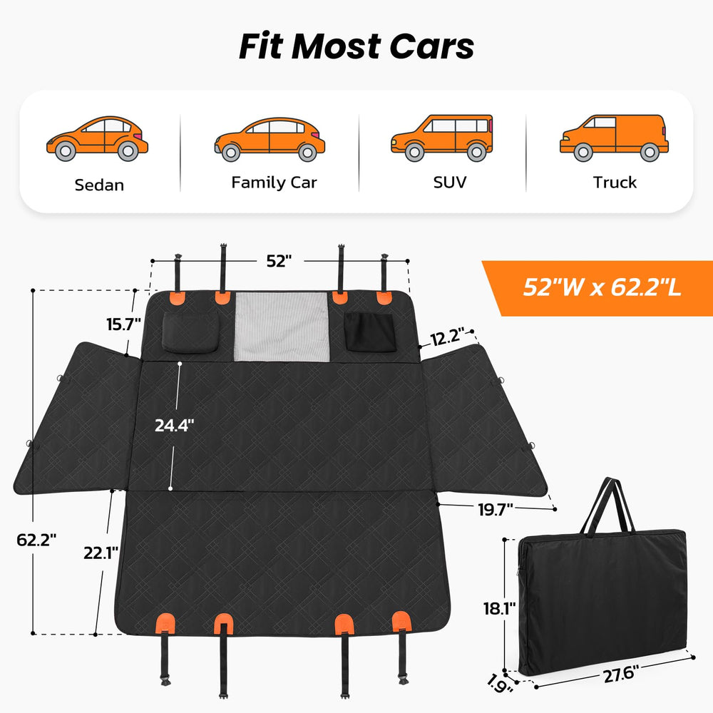 Roilpet non-slip backing keeps the cover in place during movement.