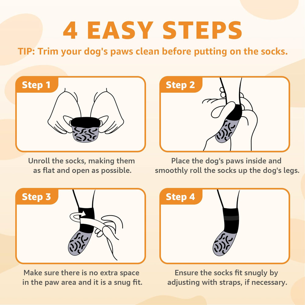 Roilpet four-pack includes four socks for quick replacements