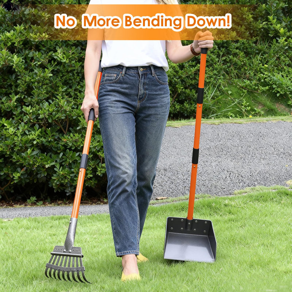 ROIUBPO multipurpose tool for pet waste and garden debris.
