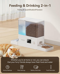 ROJECO gravity water dispenser clear barrel for easy level checks.