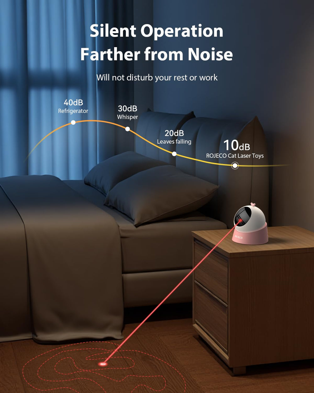 Eye-safe 650nm laser with durable ABS housing designed for safe, durable play.