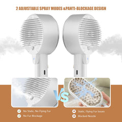 Rolemon Cloud Care Cat Brush shows safety features like 12-minute auto pause