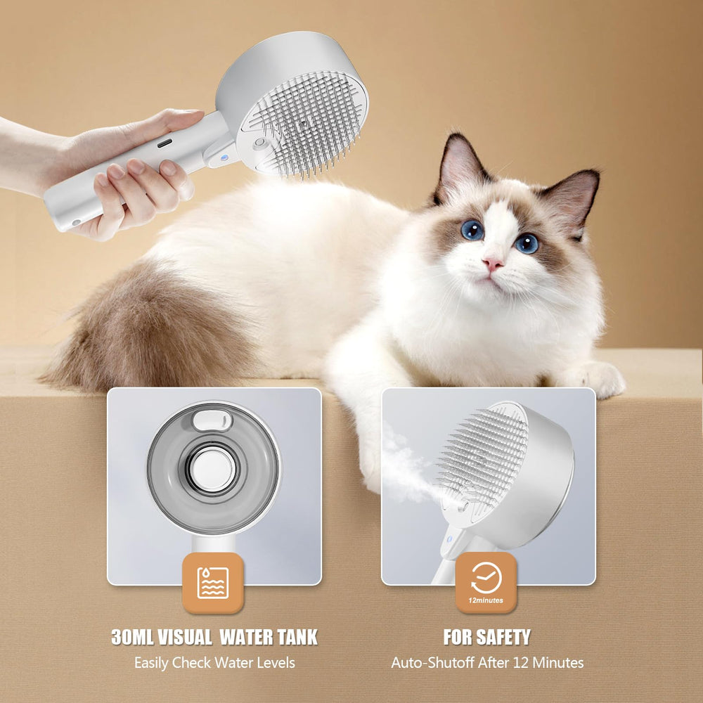 Rolemon Cloud Care Cat Brush self-cleans with one-click fur release