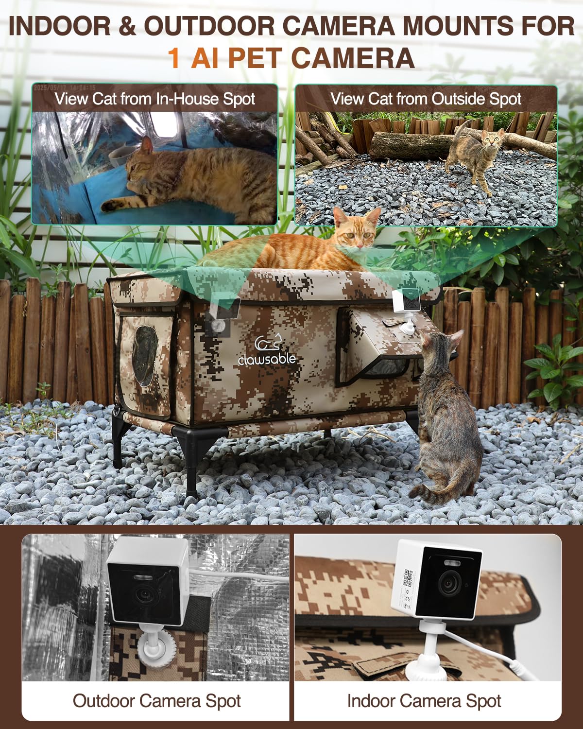 Rolimate escape door design helps pets flee predators while staying warm.