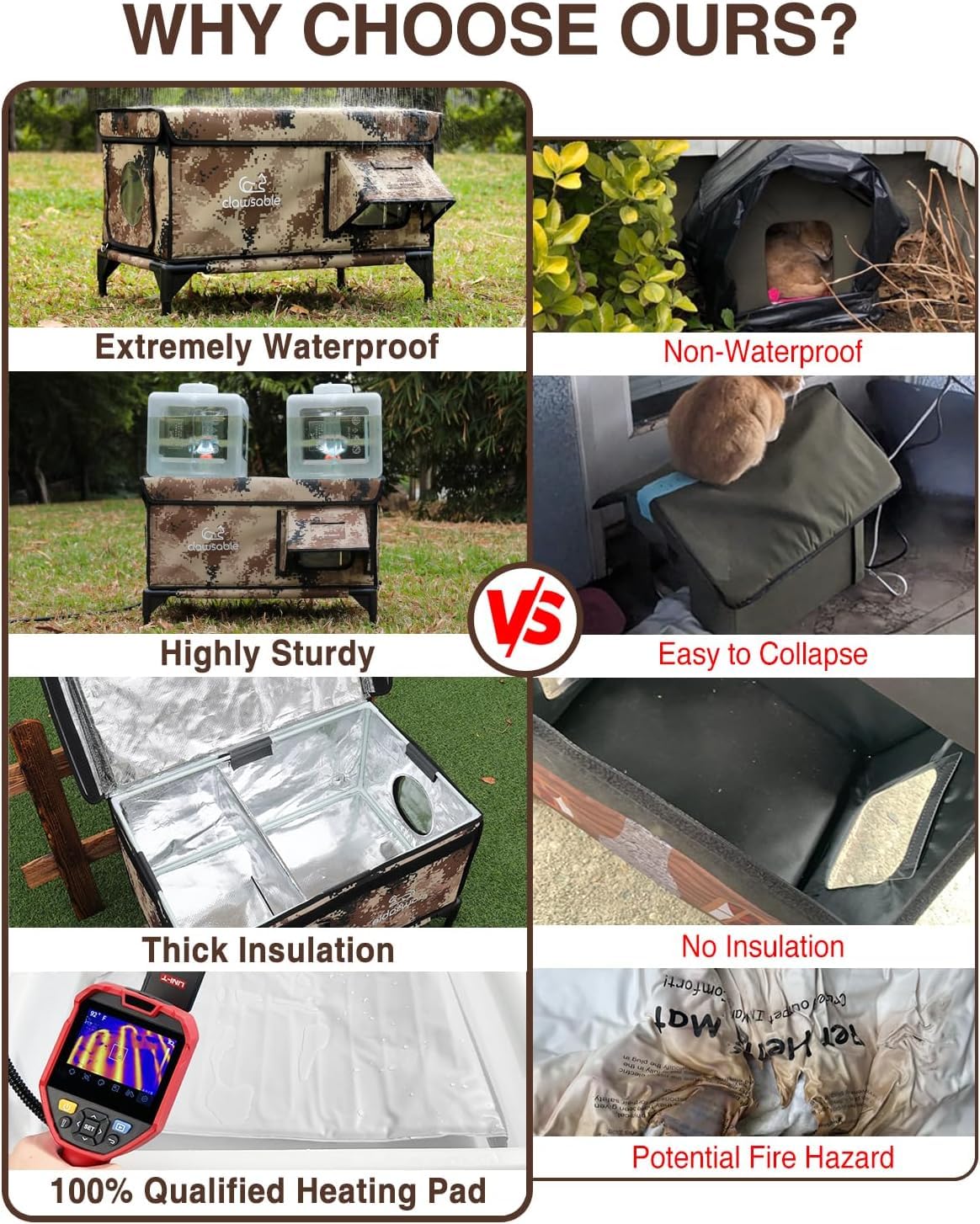 Rolimate desert camouflage shelter blends with barns and yards