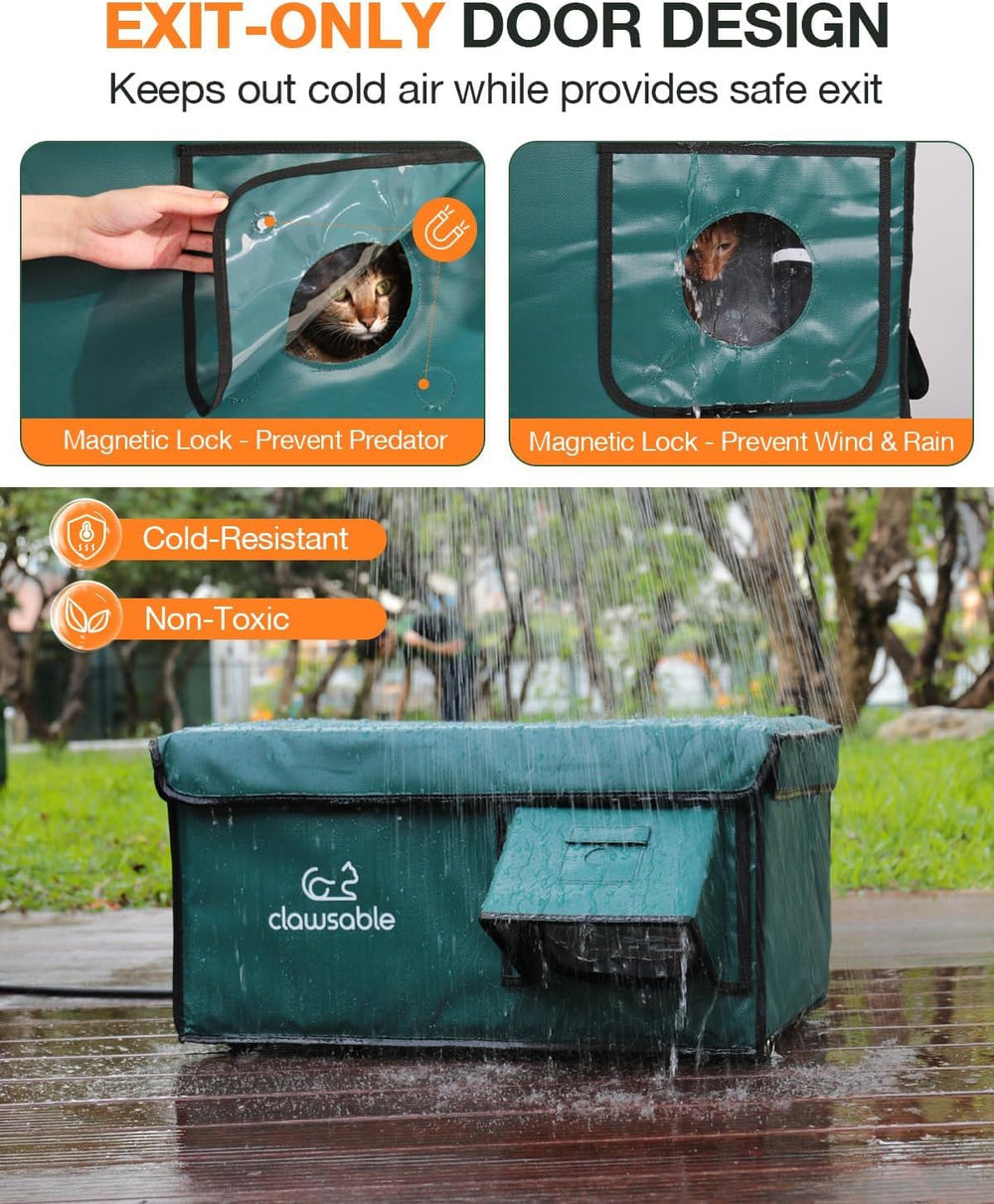 Rolimate easy-opening velcro design simplifies interior cleaning.