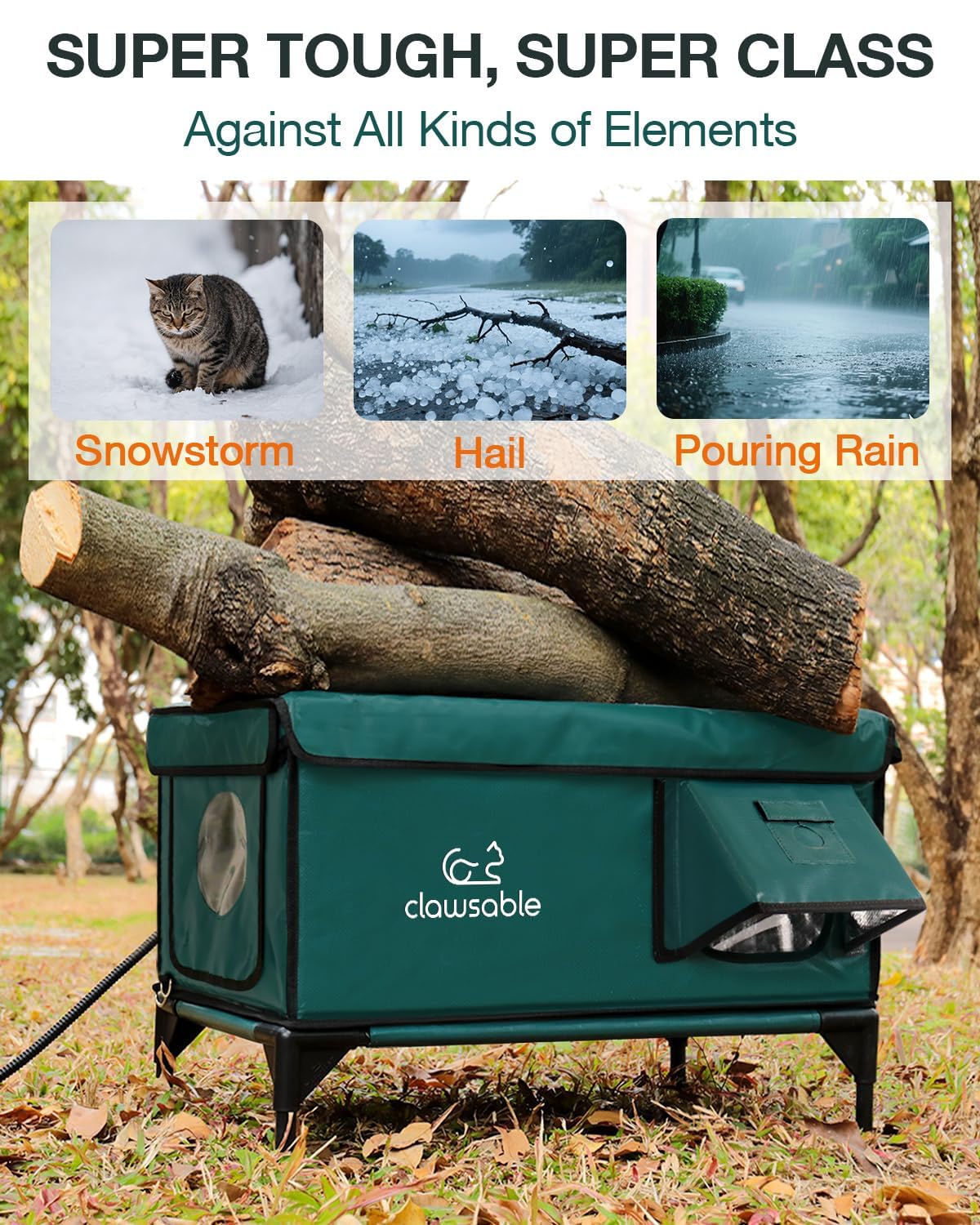 Rolimate indestructible cat house escape door demonstrates safe exit for emergencies