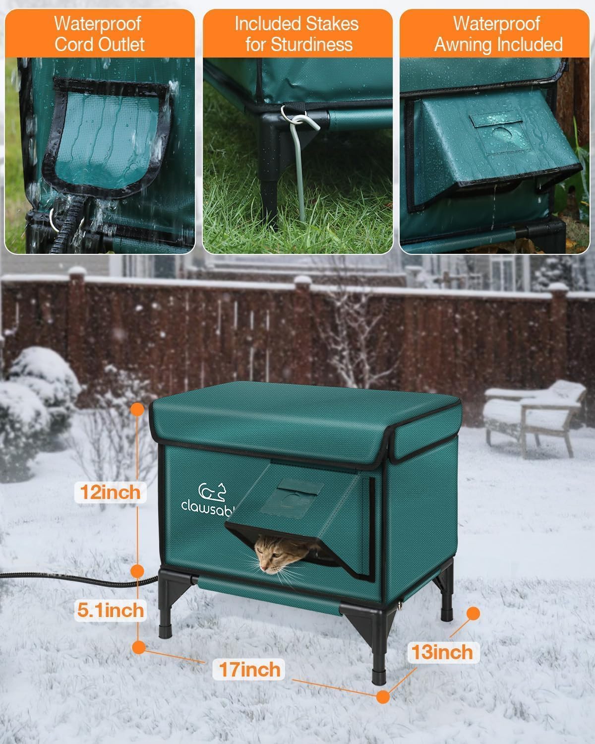 rolimate outdoor heated bed core provides safe warmth with UL-tested heating wire