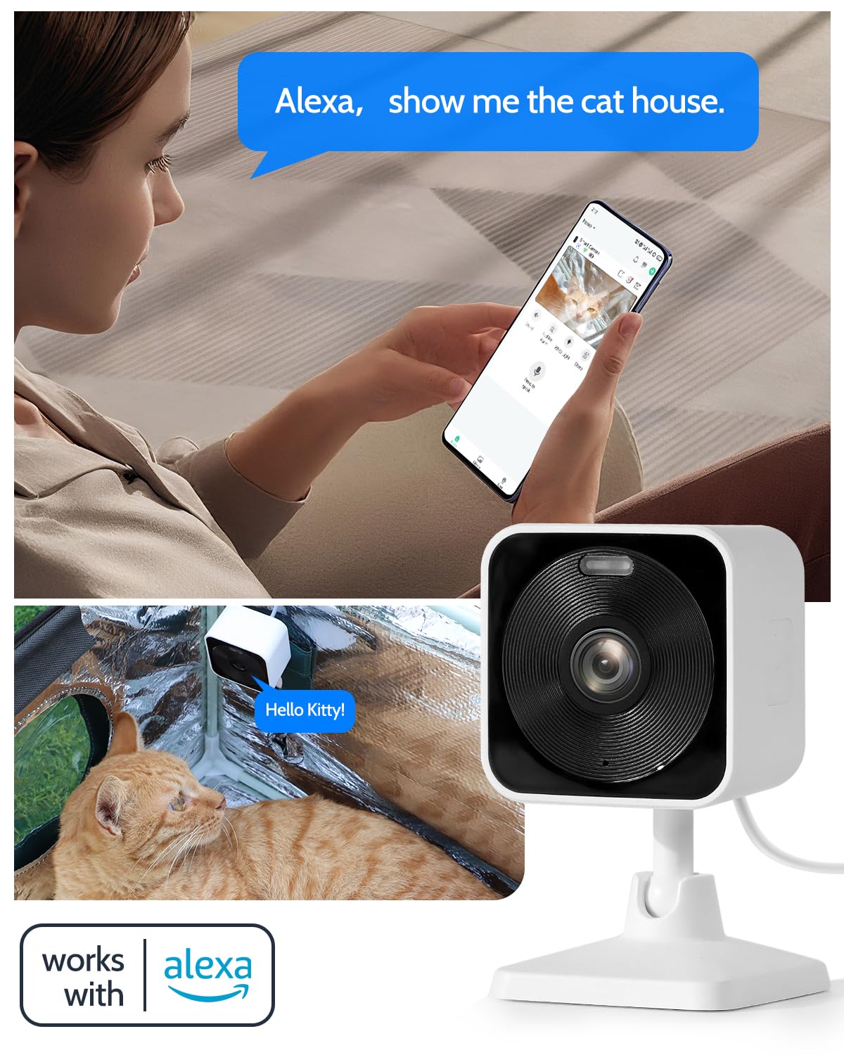 Rolimate motion detection alerts help you respond quickly to visitors or pets.