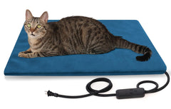 rolimate pet heating pad control panel shows 6 temperature options for tailored warmth