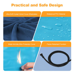 rolimate ultra-soft crystal fleece provides a cozy resting surface