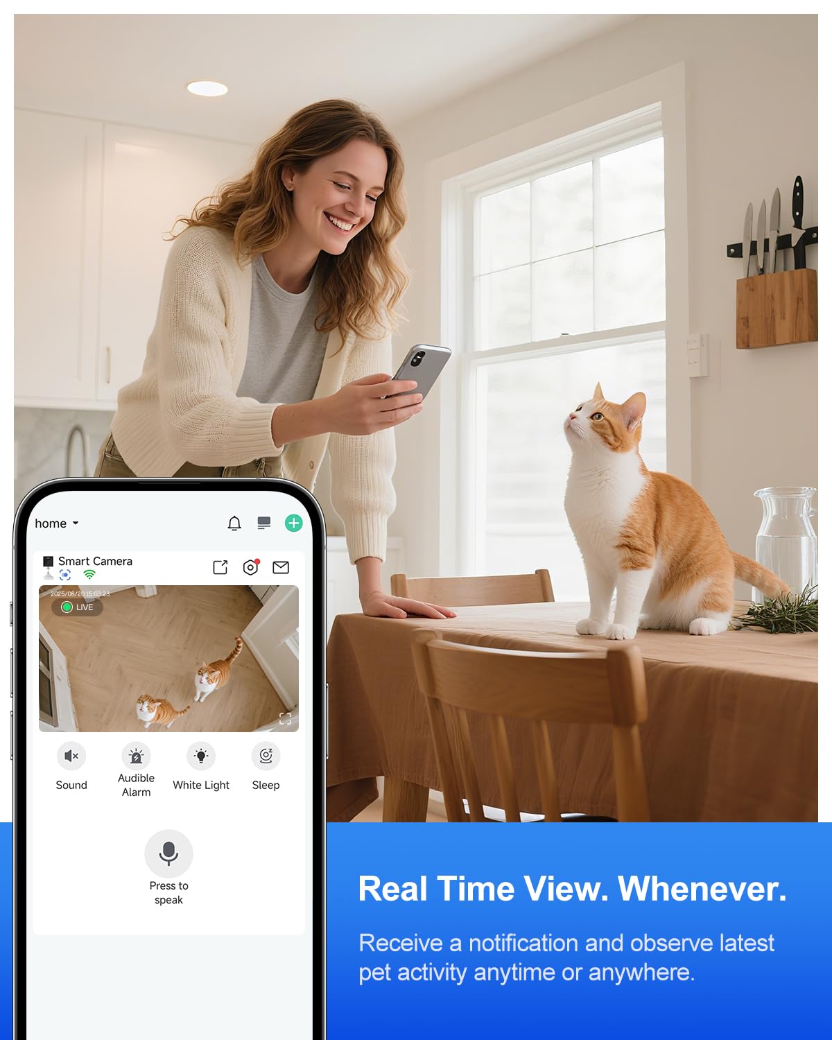 Rolimate camera works with Alexa for hands-free video control