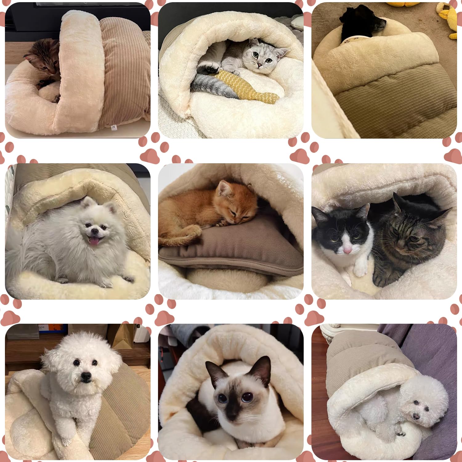 Romaneco machine-washable cat bed cleans easily and refreshes after adventures.