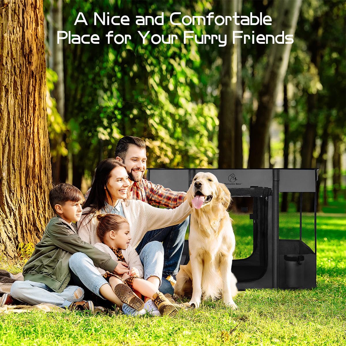 ROMANTIC BEAR playpen suitable for indoor outdoor use.