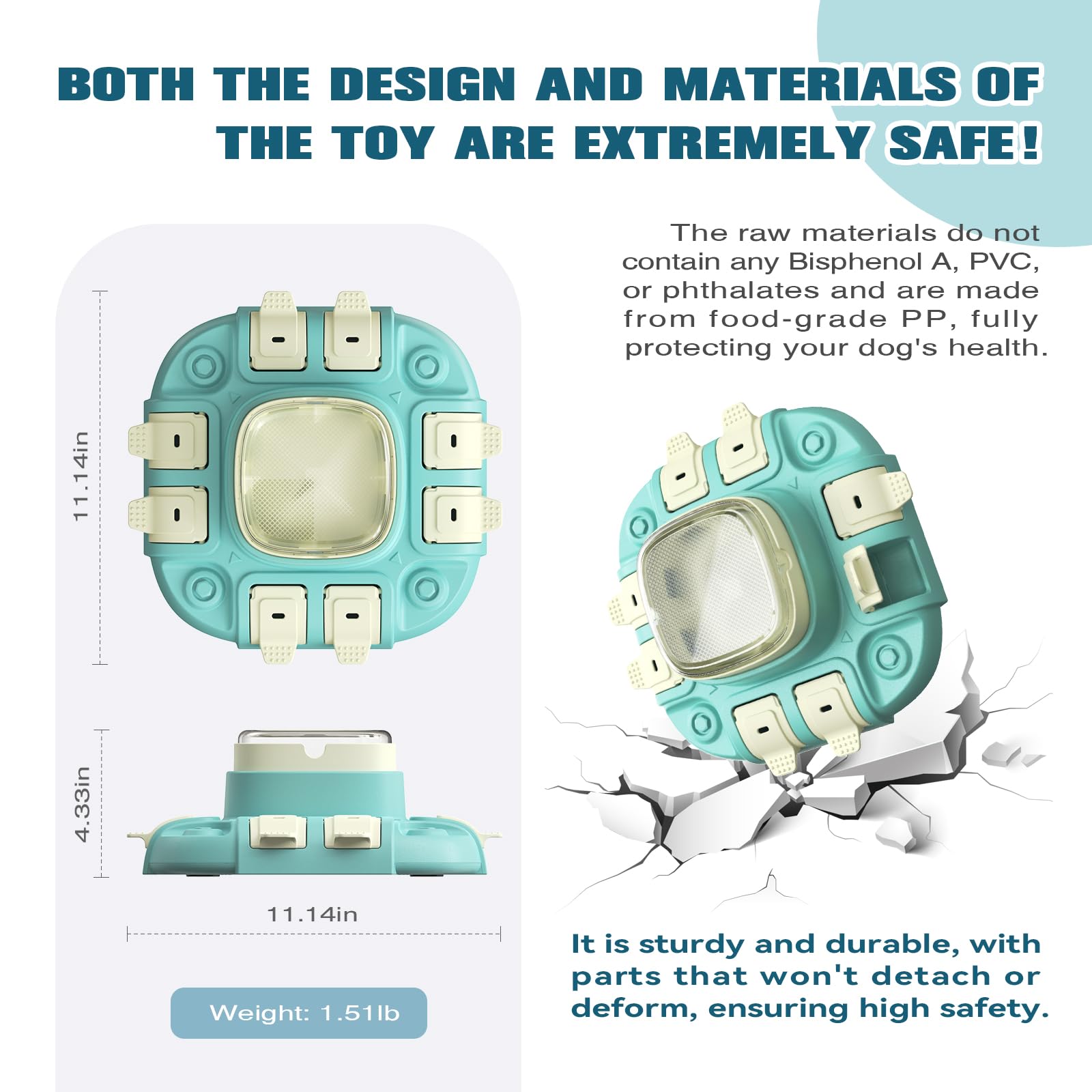 Romicta puzzle toy easy-clean: durable PP design simplifies maintenance.