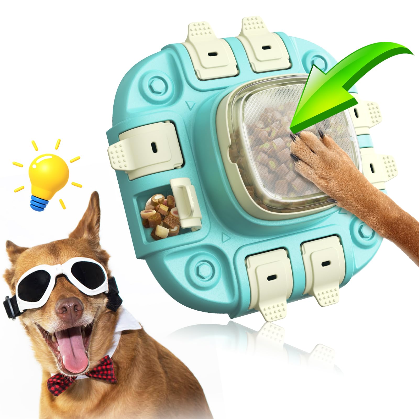Romicta puzzle toy level-1: treats hidden for early learning and engagement.