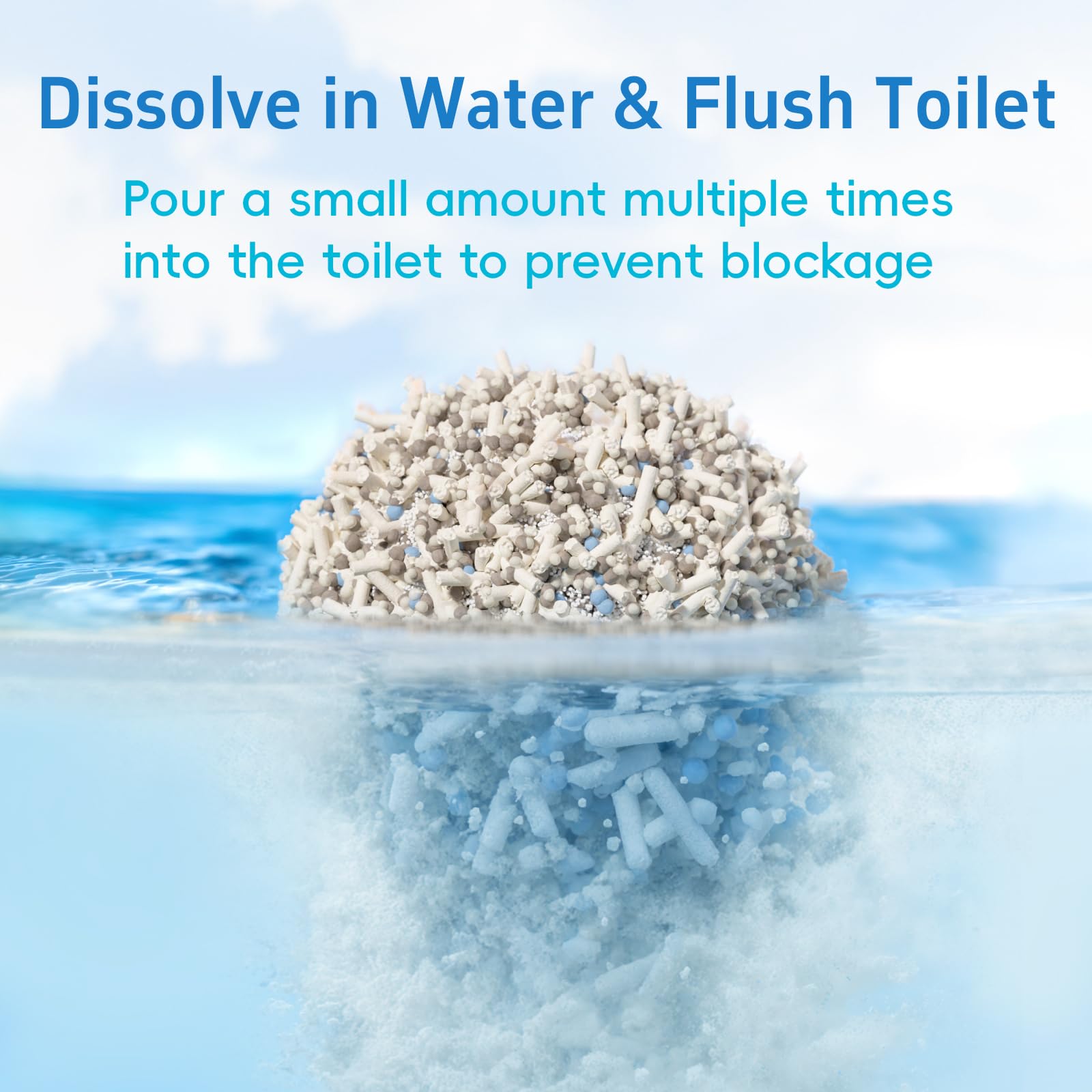 Romod odor-control emphasis with neutralized smells from urine and feces.
