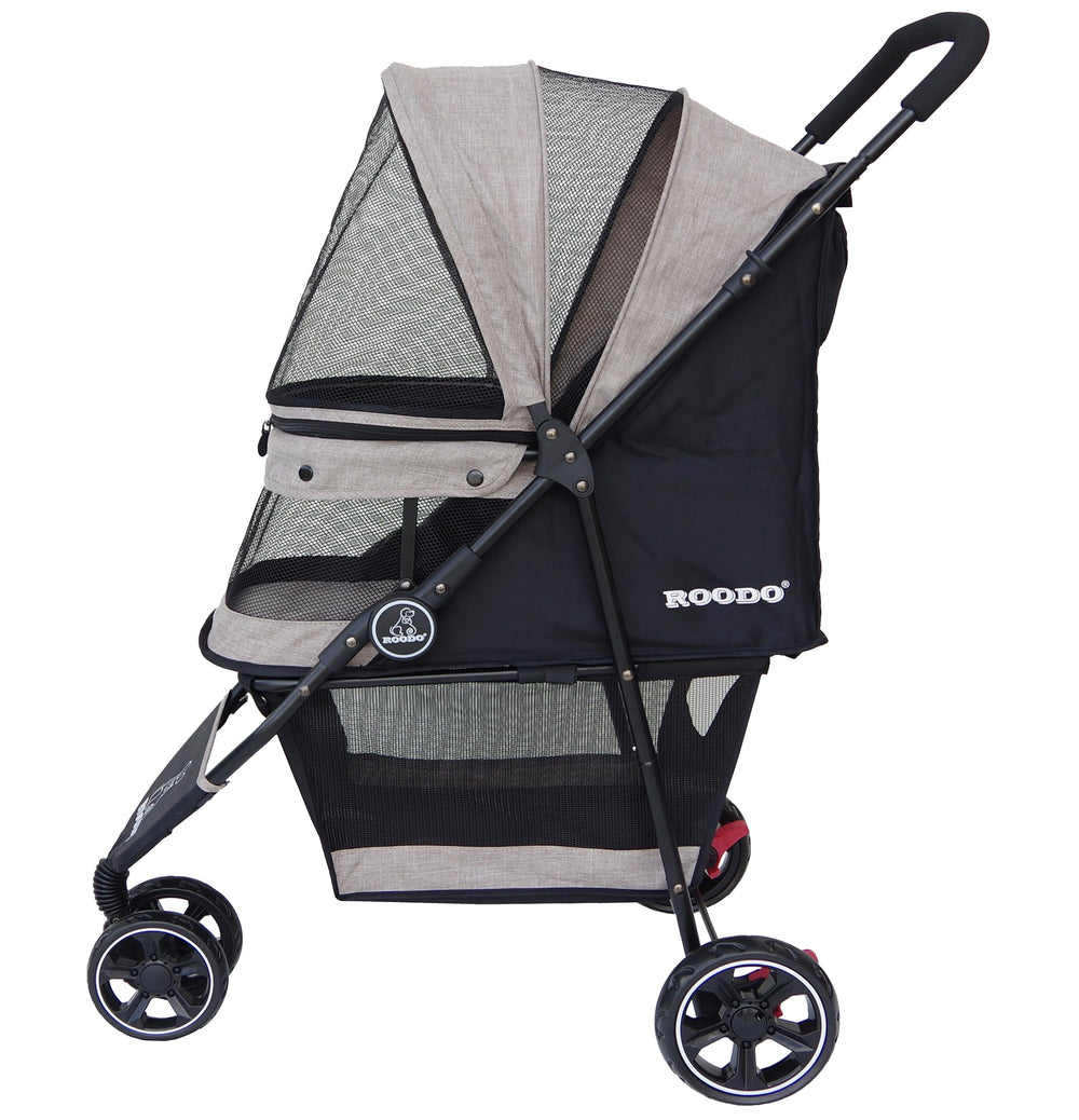 ROODO pet inside view emphasizes comfortable seating for pets.