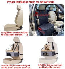 ROODO plush cushion highlights soft interior for small dogs during travel