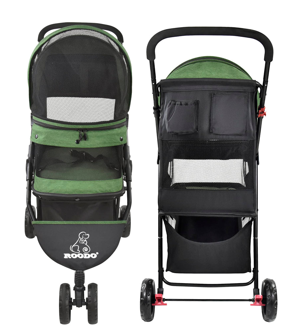 ROODO three-wheel design delivers smooth everyday walks.